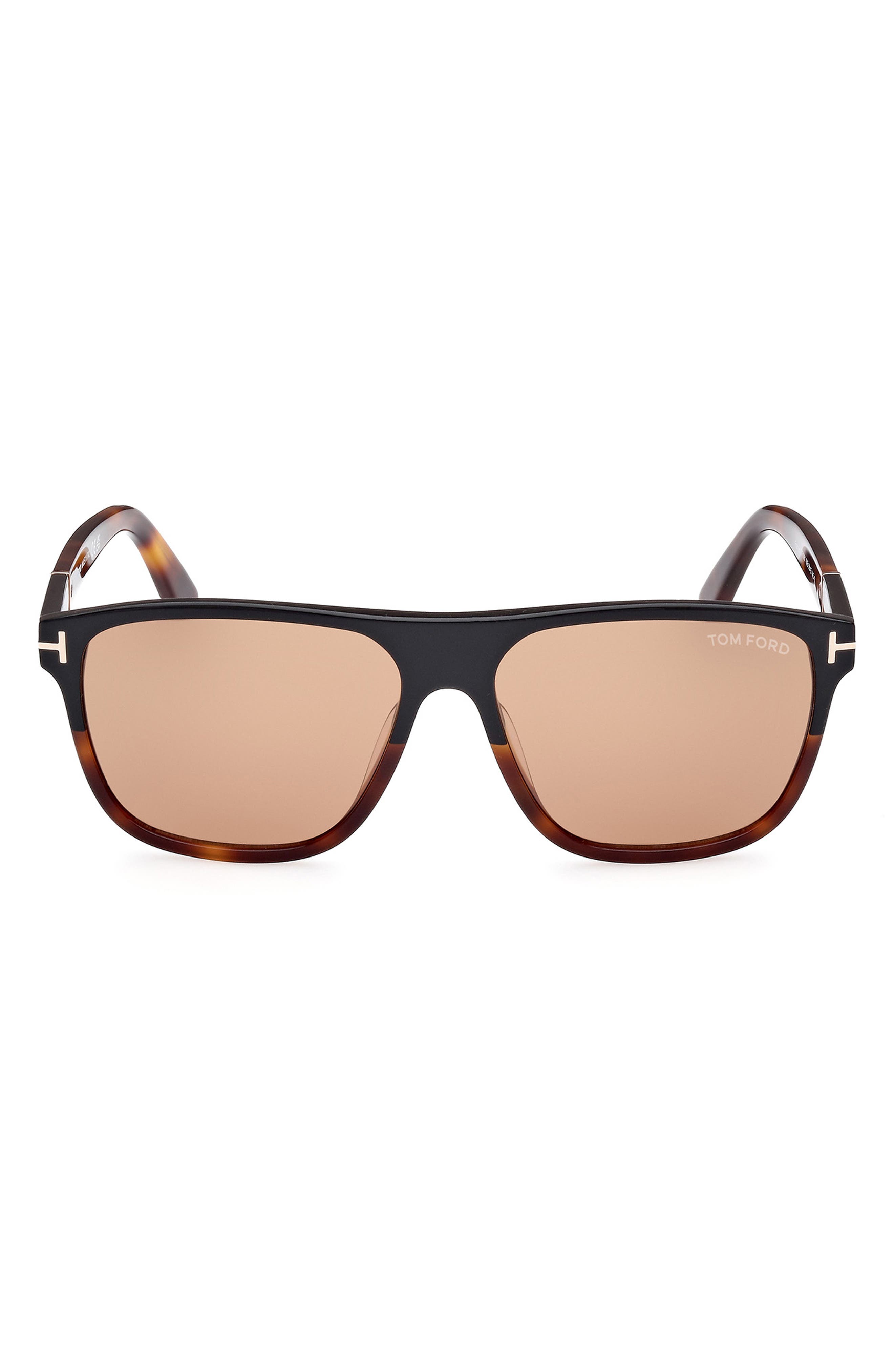 TOM FORD 58mm Square Sunglasses