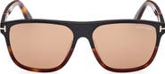 TOM FORD 58mm Square Sunglasses