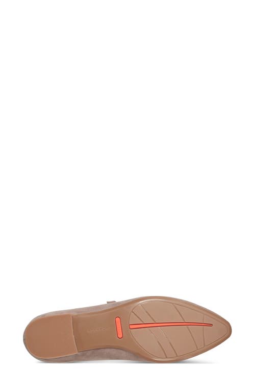Rockport Taren Pointed Toe Flat In Brown