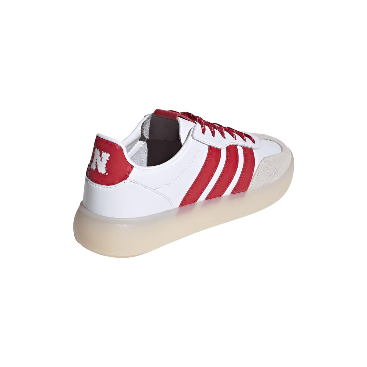 adidas Unisex adidas White Nebraska Huskers Barreda Decode Shoes, Alternate, color, White