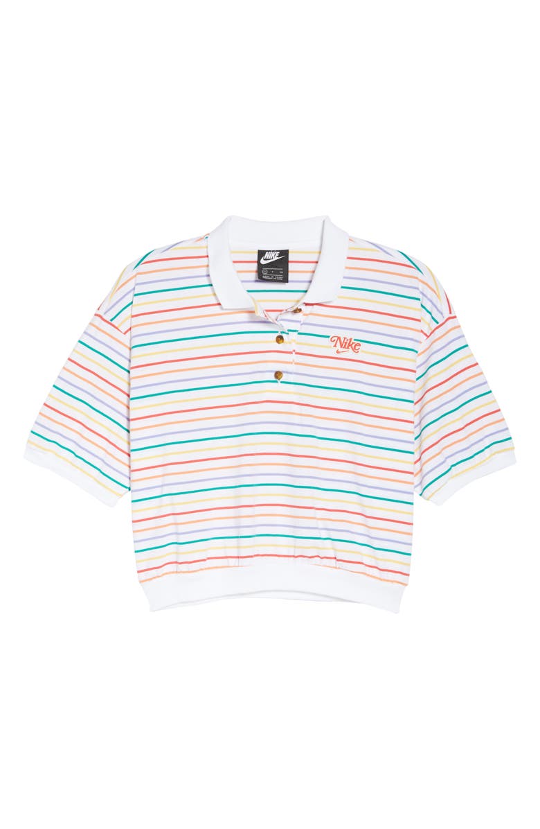Nike Sportswear Retro Stripe Polo, Alternate, color, 