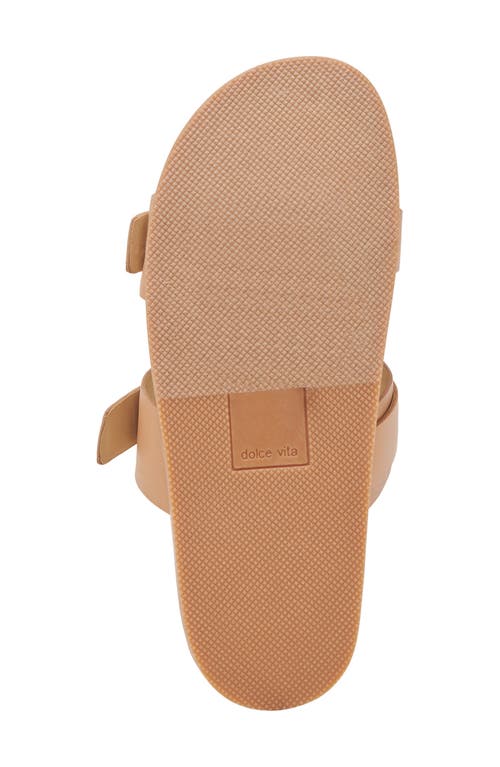 Dolce Vita Soya Platform Sandal In Light Tan Leather