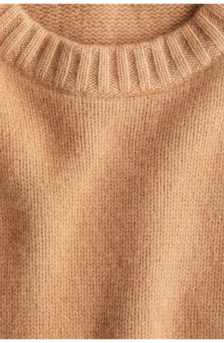 H&M Cashmere-blend sweater, Alternate, color, Dark Beige