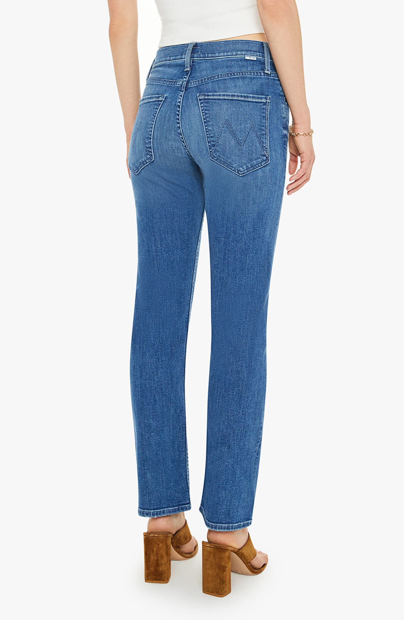 The Rider Mid Rise Ankle Straight Leg Jeans - image 2