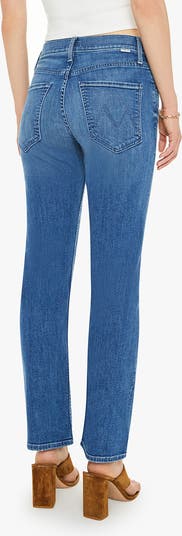 The Rider Mid Rise Ankle Straight Leg Jeans