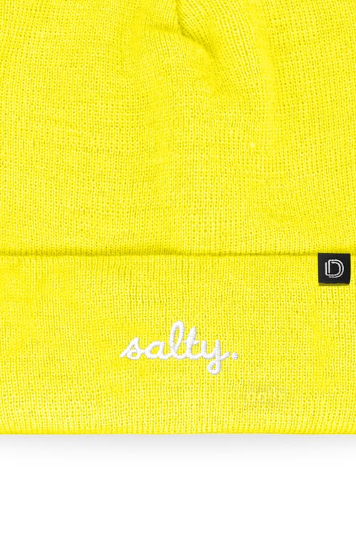 Dalix Salty Beanie Cap In Yellow
