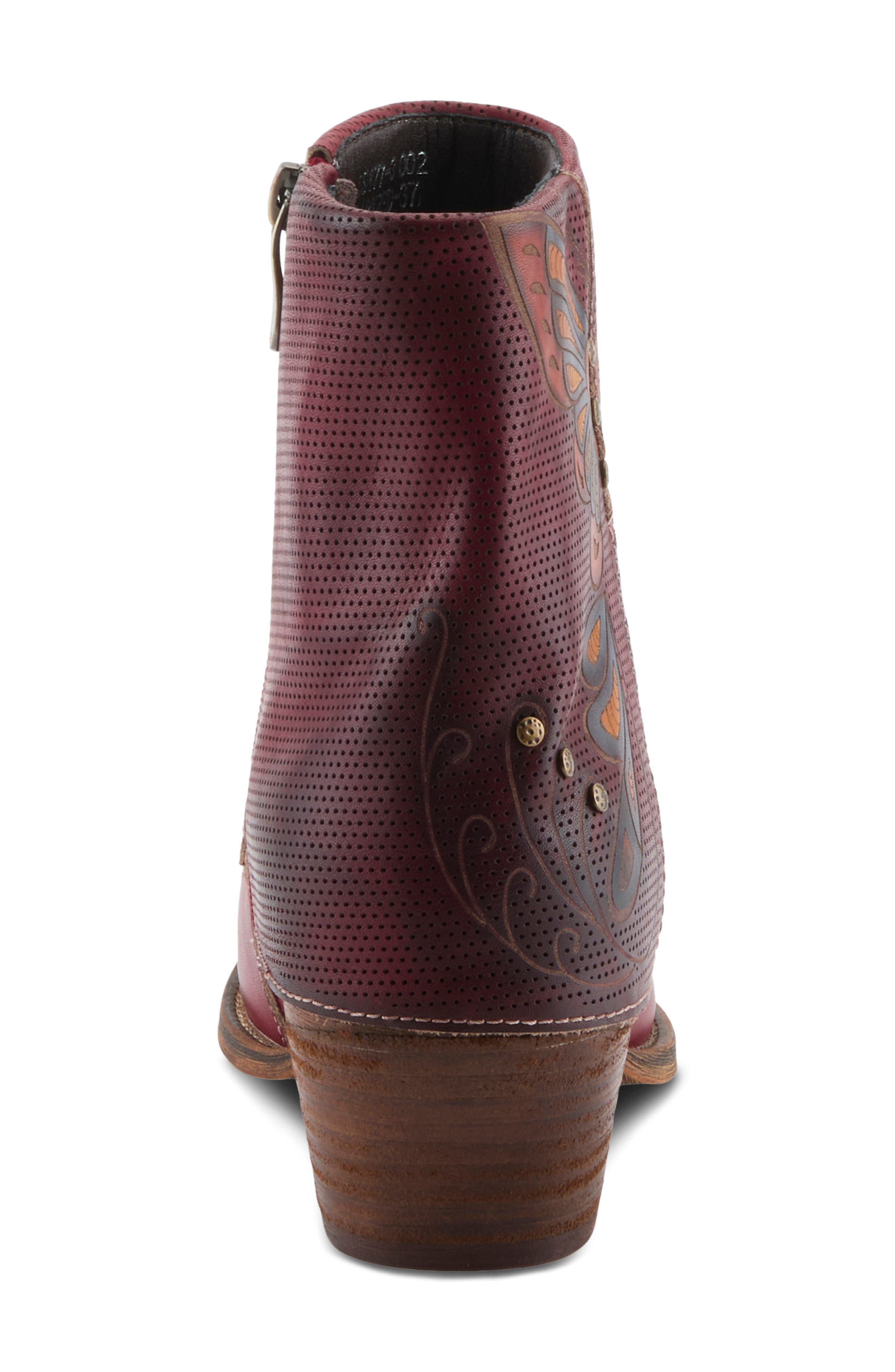 ButerflyKisses Ankle Bootie, Alternate, color, RED MULTI