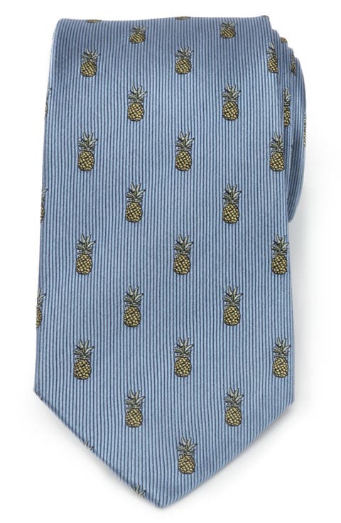Pineapple Silk Tie