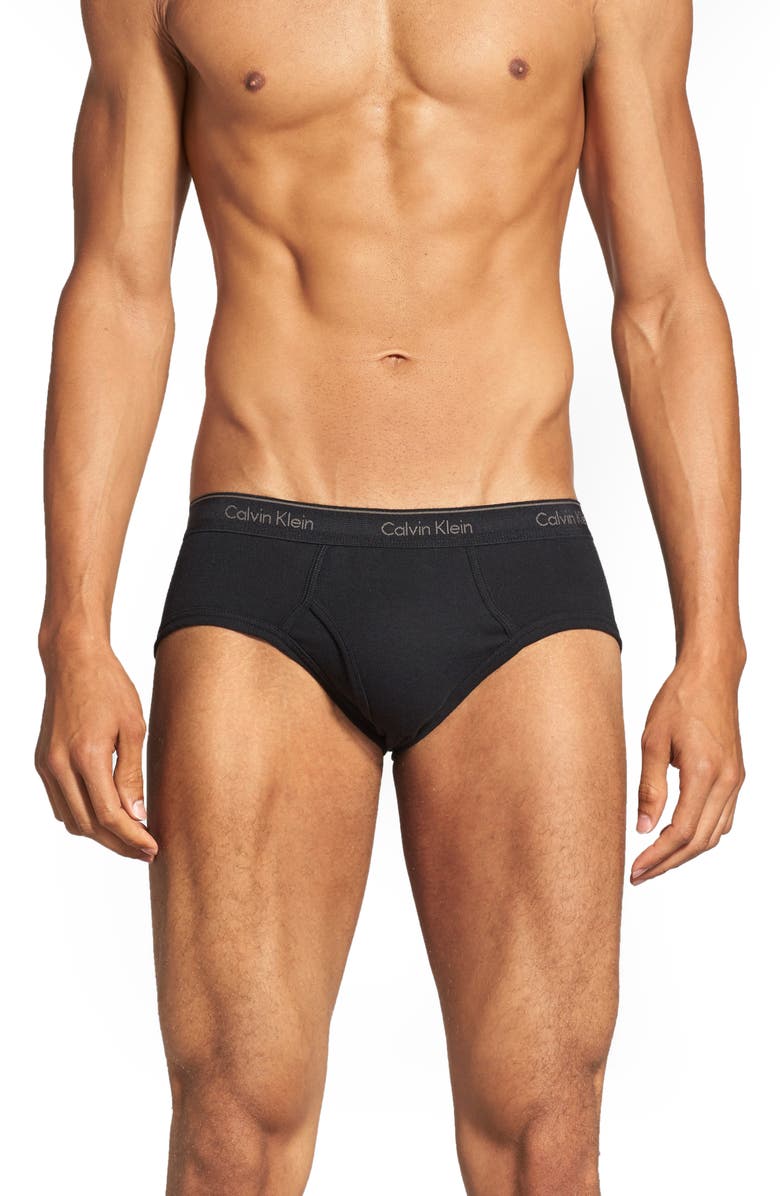 Calvin Klein 4-Pack Low Rise Briefs, Main, color,