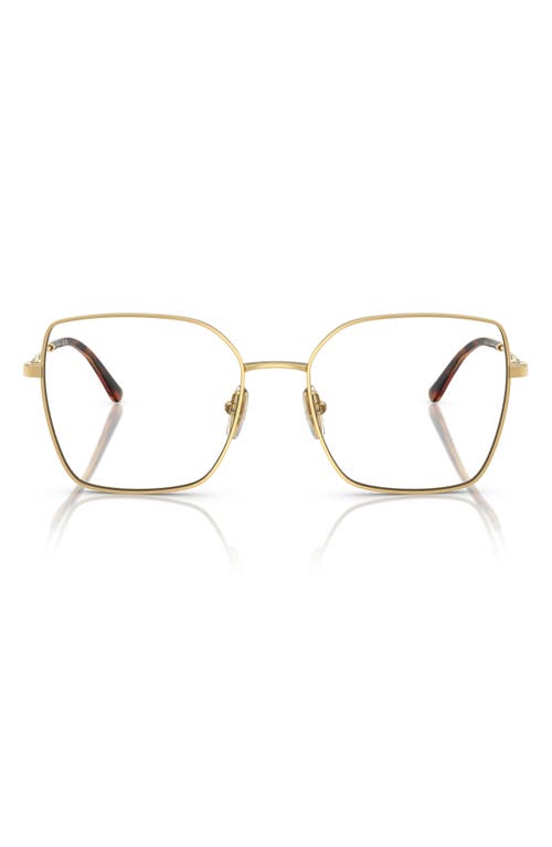 VOGUE 51mm Square Optical Glasses in Gold 