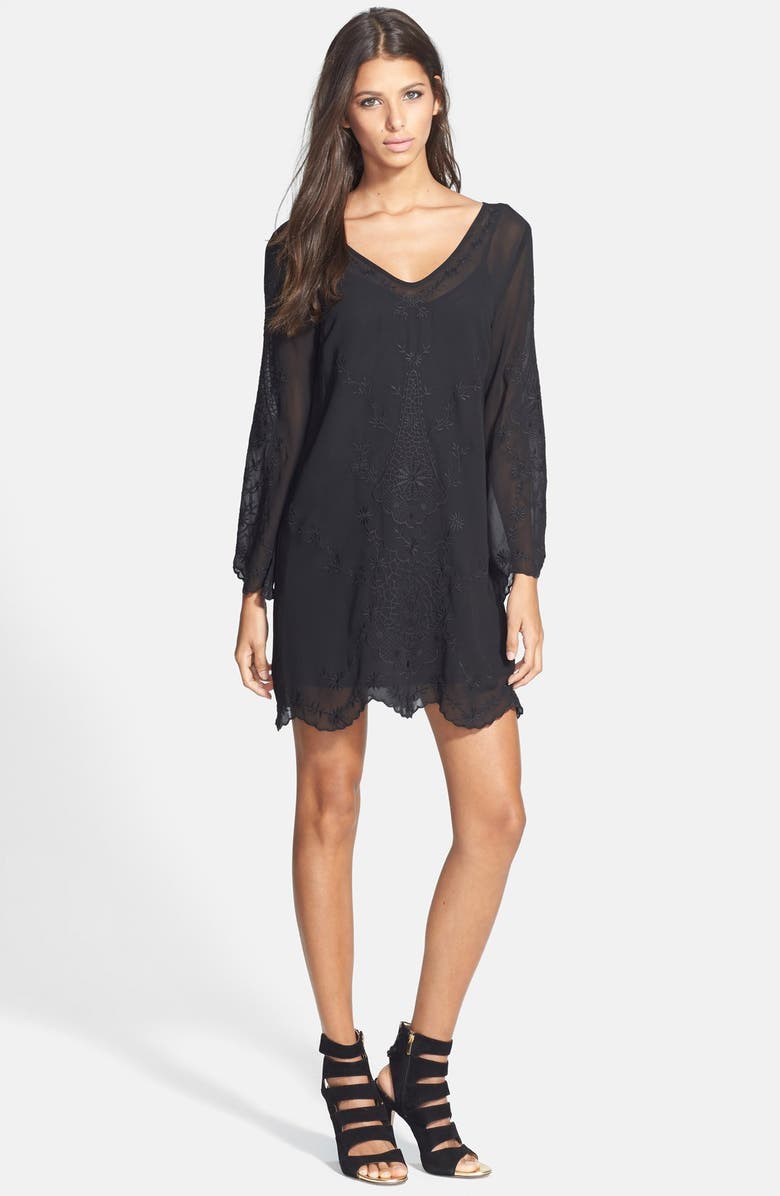 ASTR the Label ASTR Bell Sleeve Shift Dress, Main, color, 