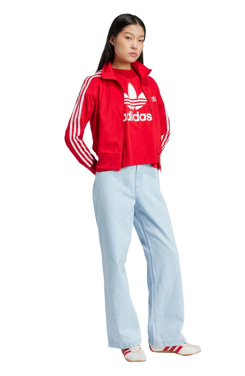 adidas Originals Premium Essentials Wide Leg Jeans, Alternate, color, 