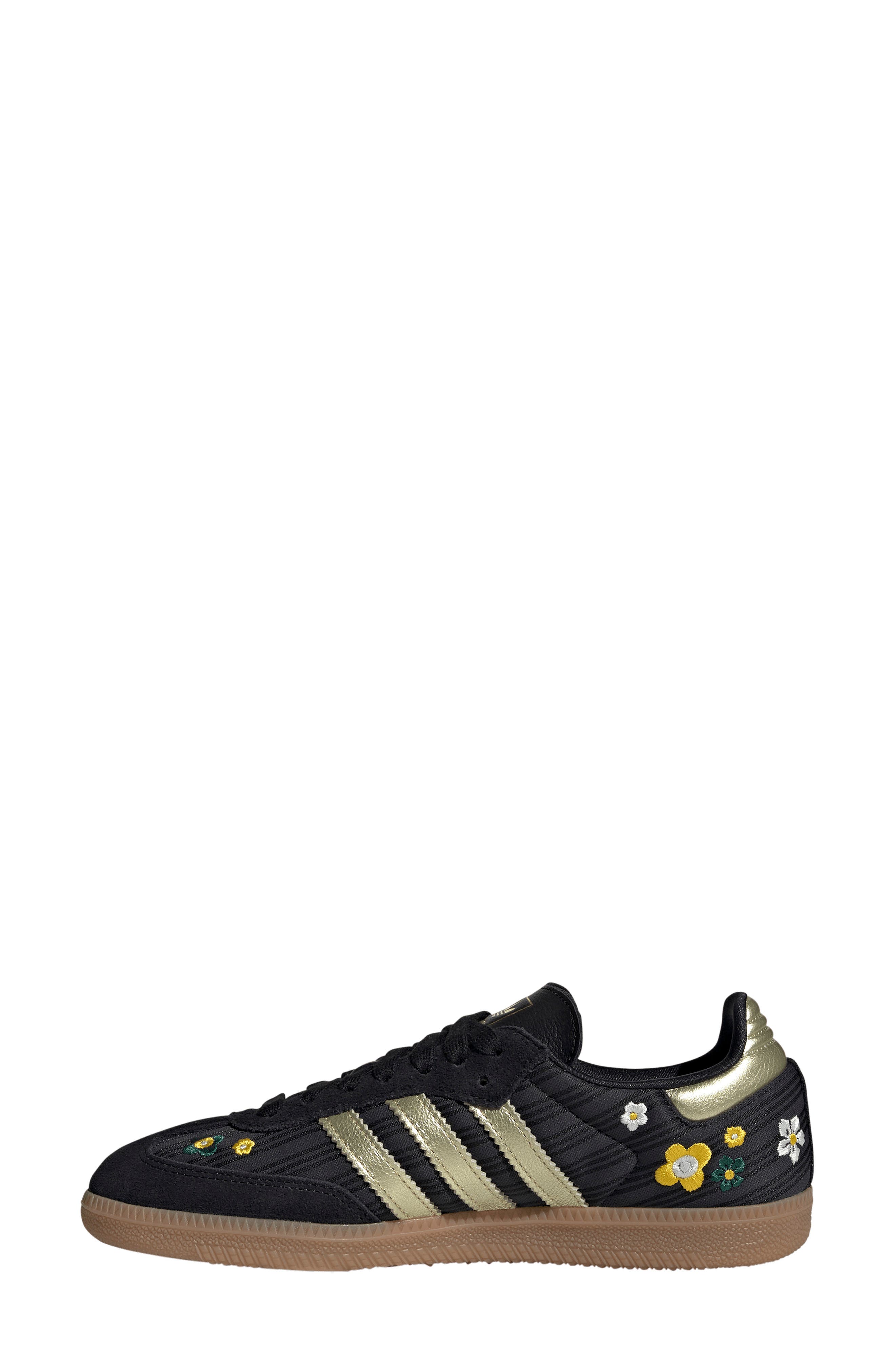 adidas Samba OG Sneaker, Alternate, color, Core Black/ Gold Metallic