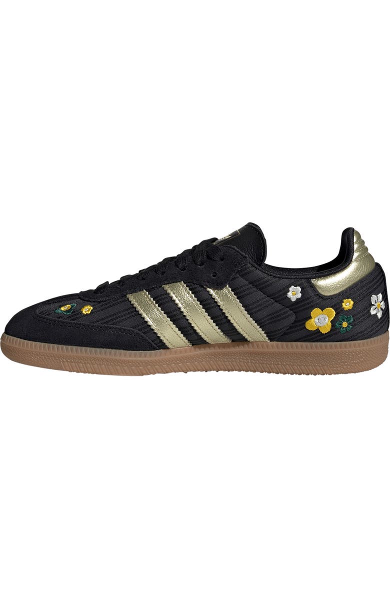 adidas Samba OG Sneaker, Alternate, color, Core Black/ Gold Metallic