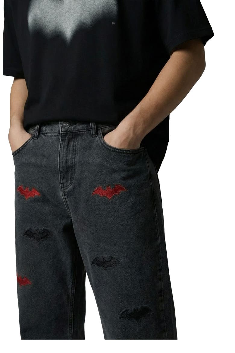Batman x Blvck Shadow Jeans, Alternate, color, Black