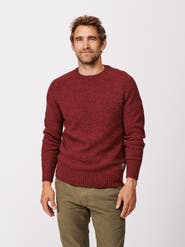 Aubin Prestwick Shetland Crew Neck Sweater