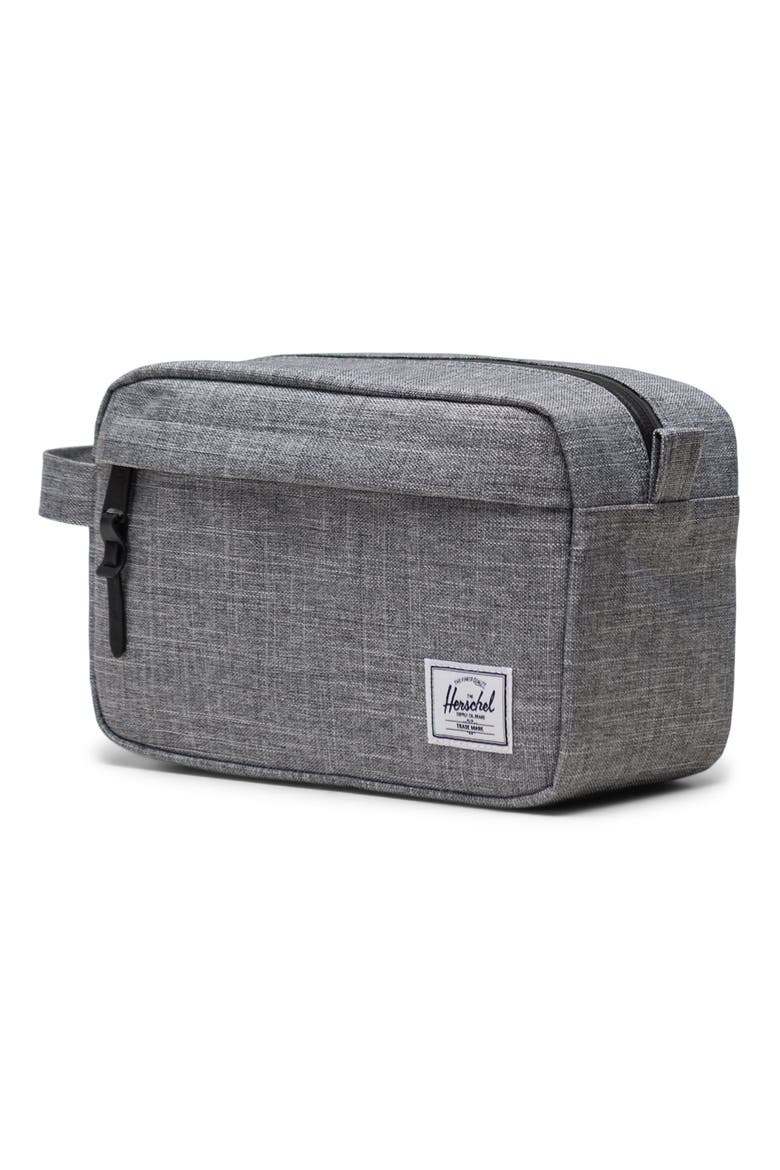Chapter Recycled Polyester Dopp Kit, Alternate, color, RAVEN CROSSHATCH