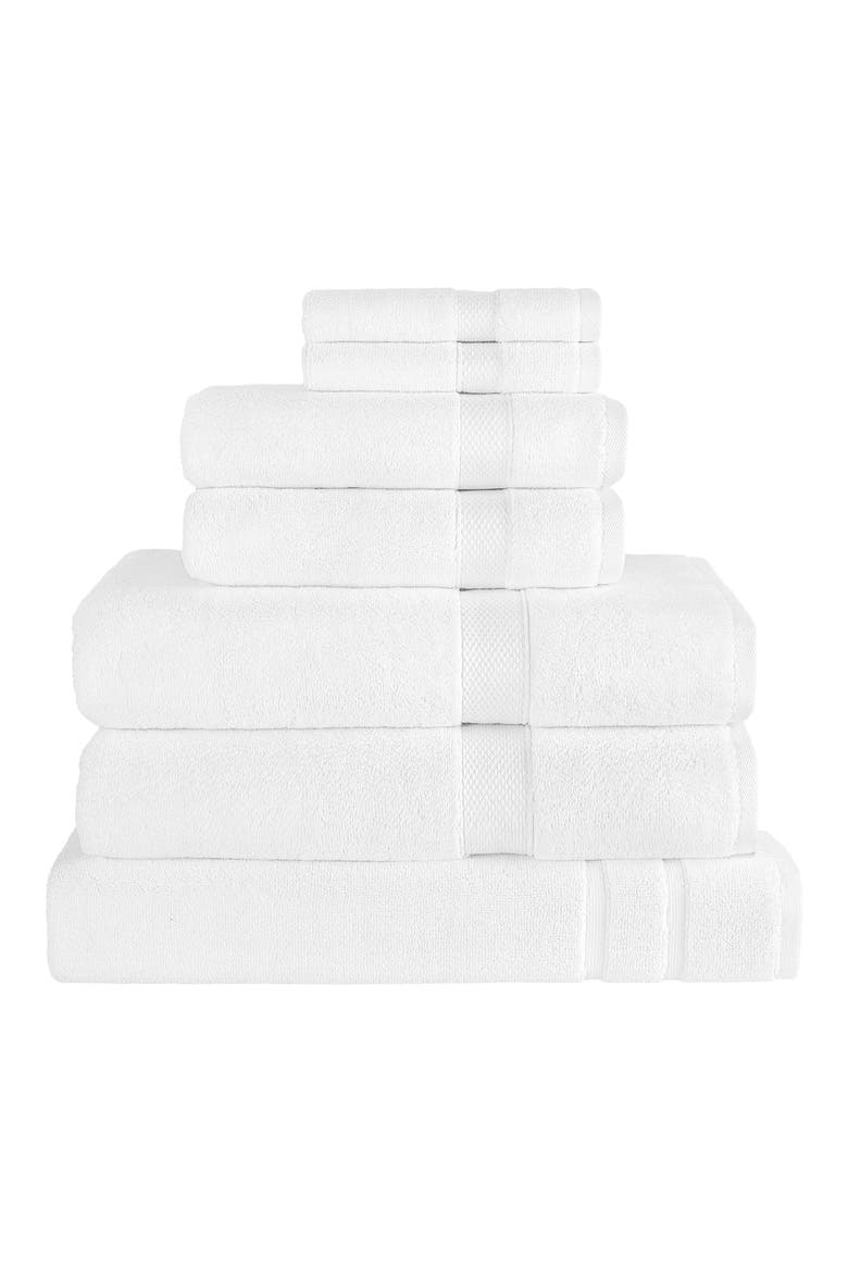 7-Piece Anovia Oversized Towel Set, Main, color, WHITE