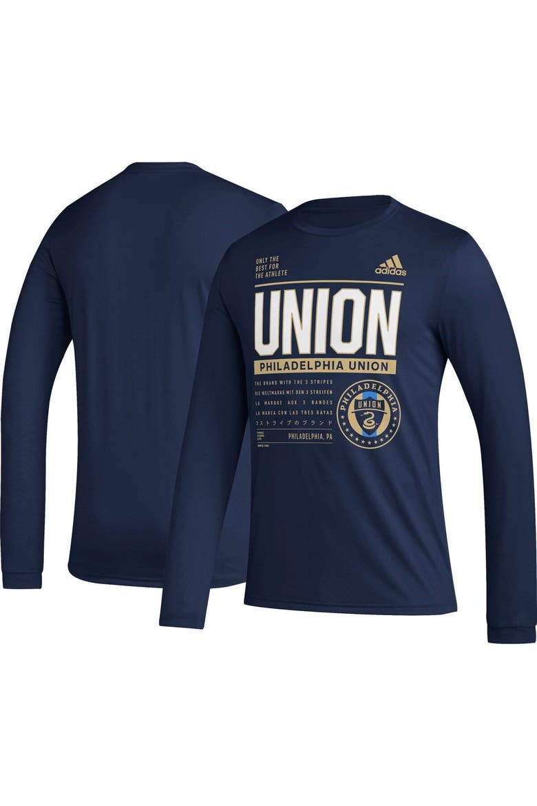 adidas Men's adidas Navy Philadelphia Union 2023 Club DNA Long Sleeve ...