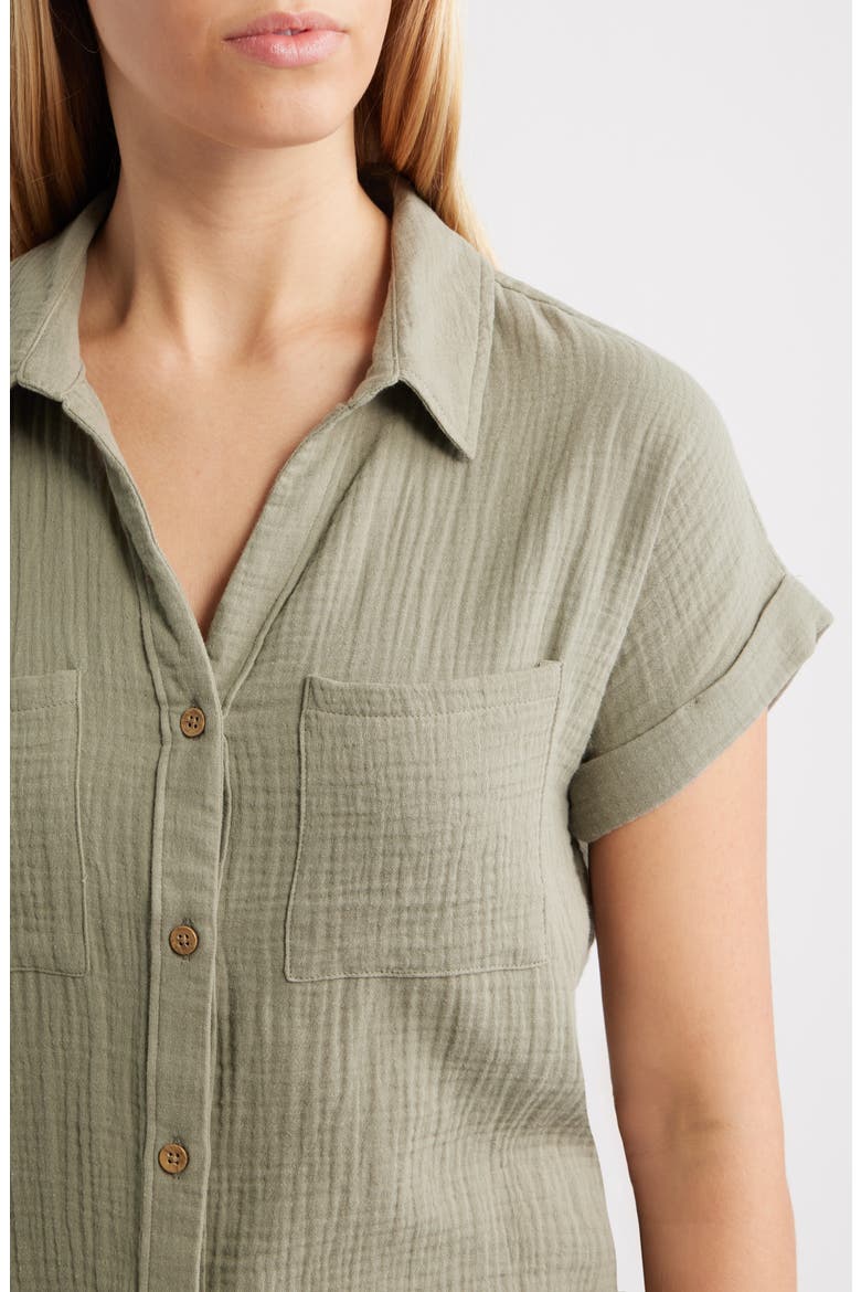 Chicago Gauze Shirt, Alternate, color, NEW LAUREL