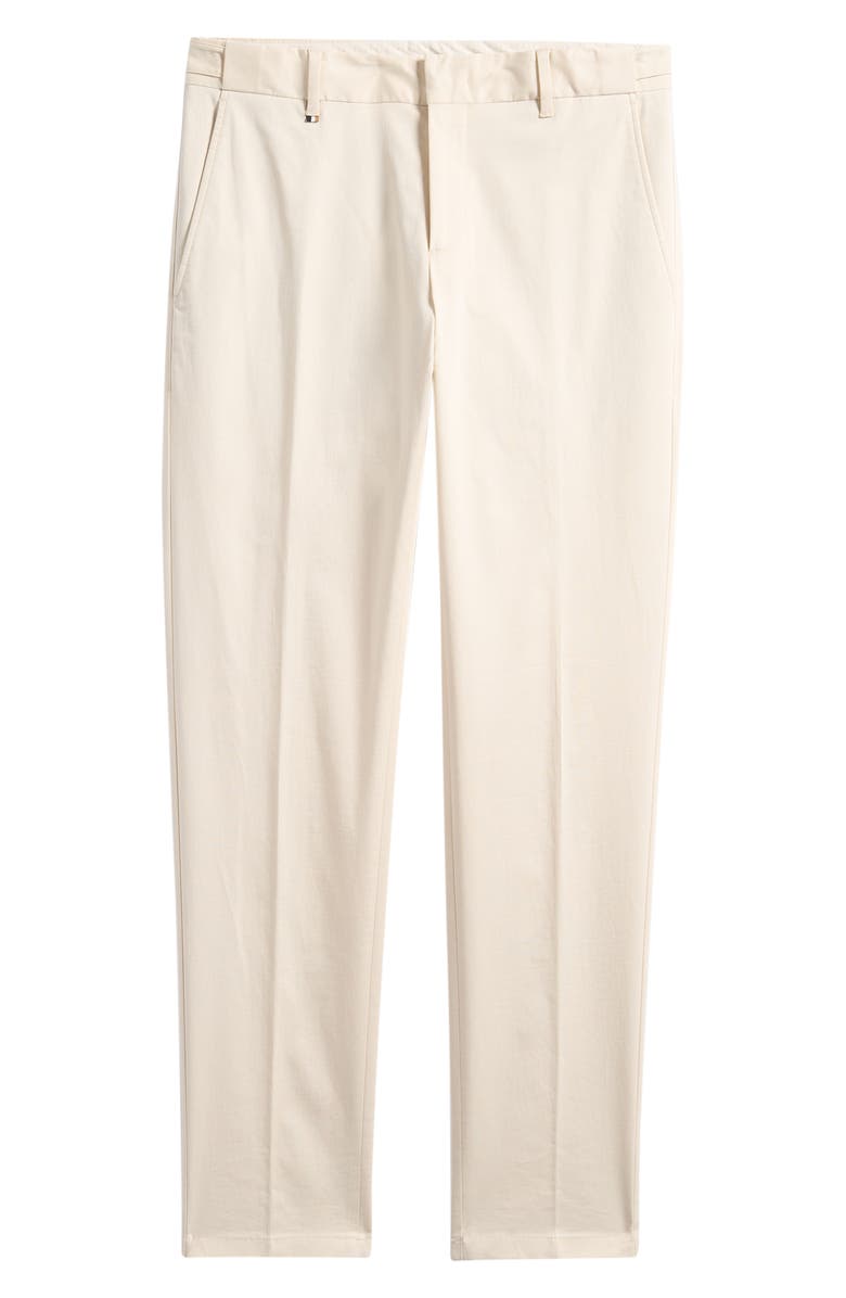 BOSS C-Genius Stretch Cotton Pants, Main, color, Open White