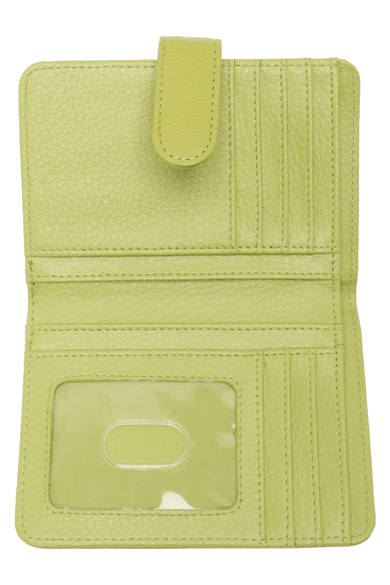 Campbell Leather Wallet, Alternate, color, FERN