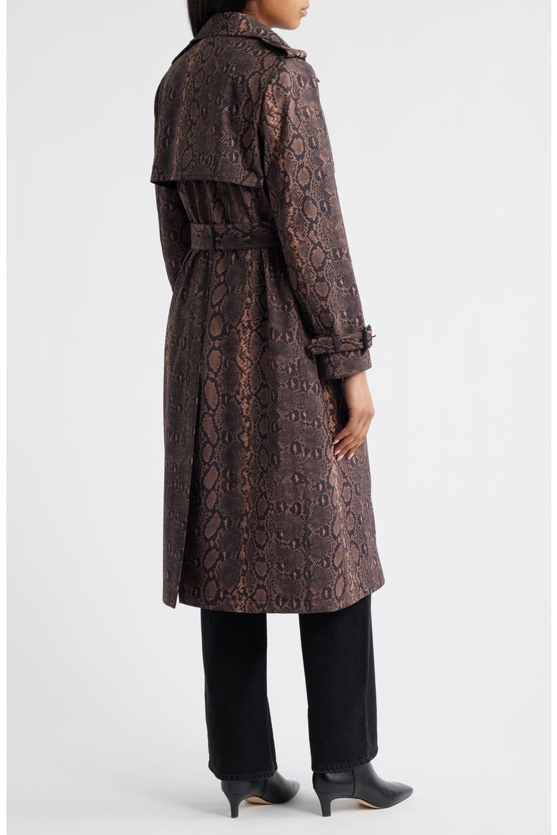 Animal Print Trench Coat (Women) | Nordstrom