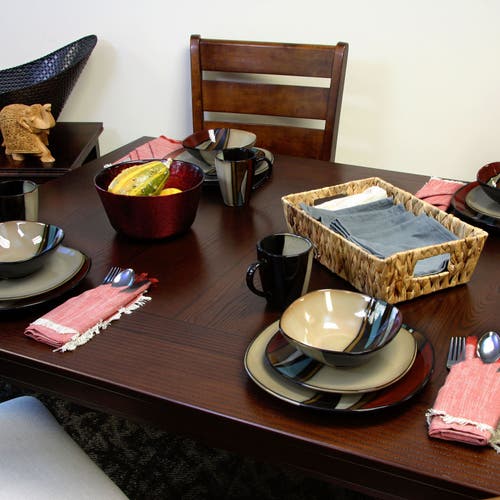 Gibson Elite Althea 16-piece Stoneware Dinnerware Set, In Multi