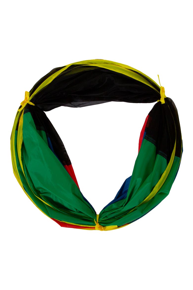 Half Mesh Play Tunnel, Alternate, color, MULTI