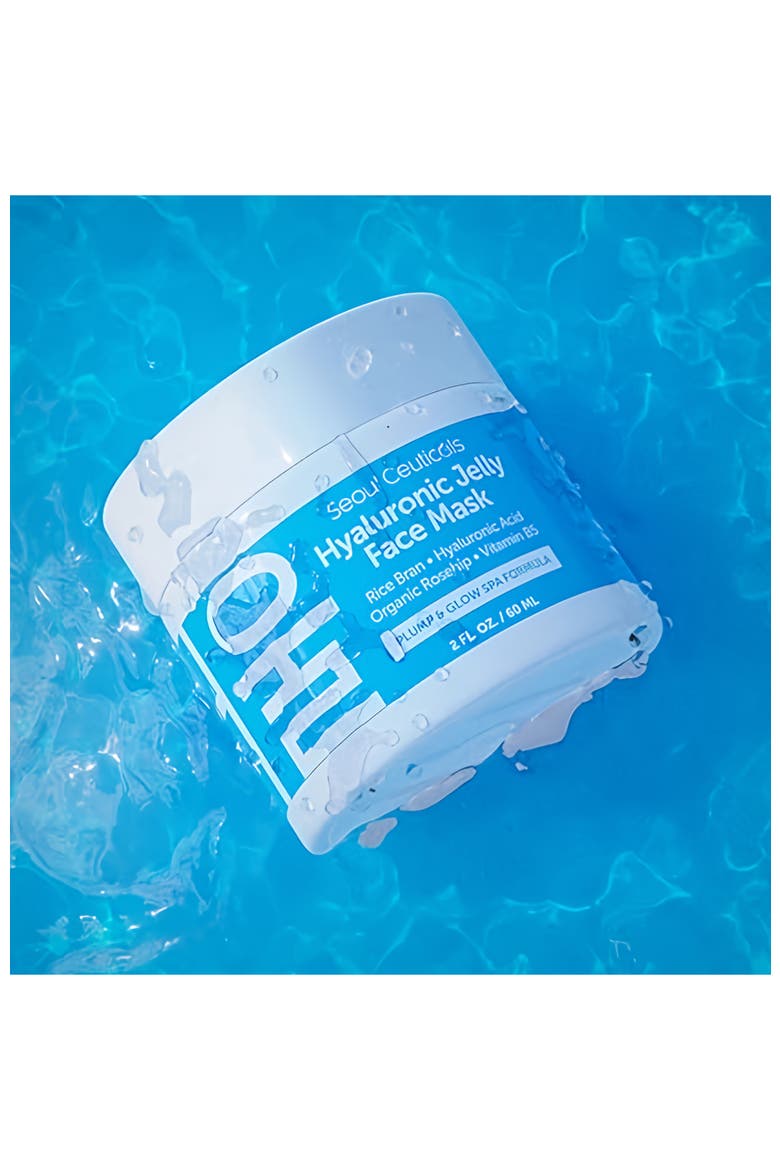 Korean Skincare Hyaluronic Jelly Face Mask, Alternate, color, Clear