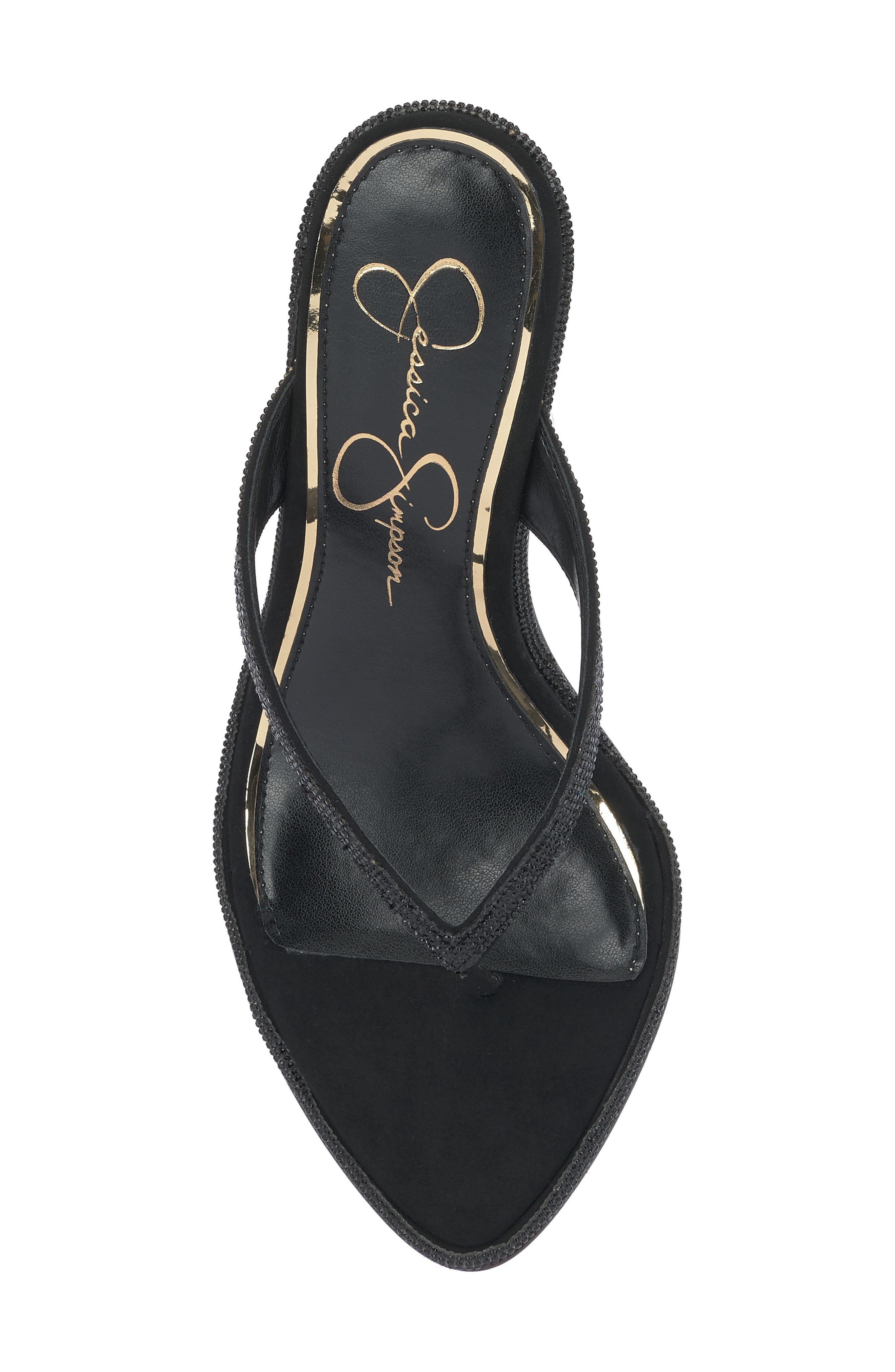 Jessica Simpson Pules Crystal Sandal, Alternate, color, 