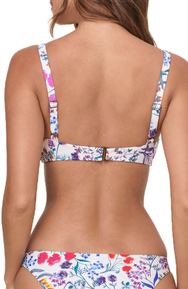 Andie Mila Bikini Top, Alternate, color, Botanical Floral