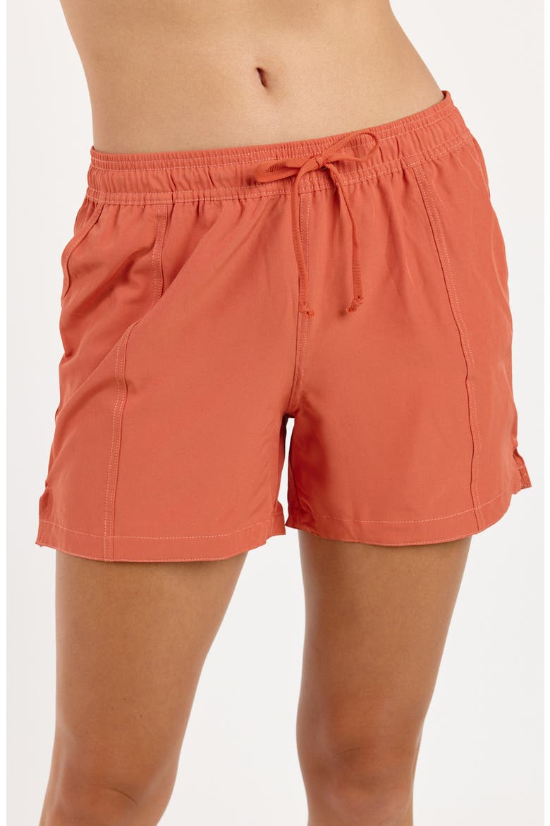 4" Board Shorts, Main, color, Rust