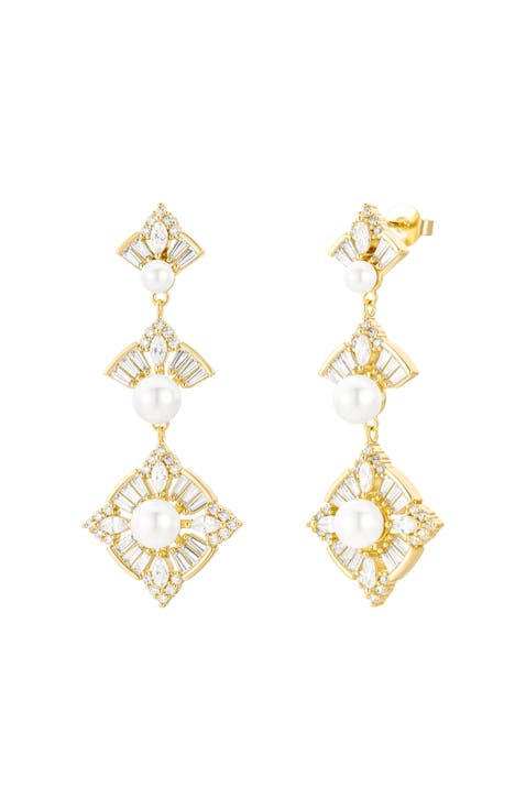 Margaux Pearl Drop Earrings