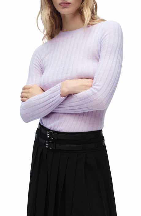 MANGO Gardenia Slim Rib Sweater