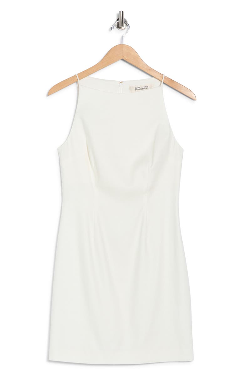 Diane von Furstenberg Spencer Sleeveless Mini Sundress, Main, color, White