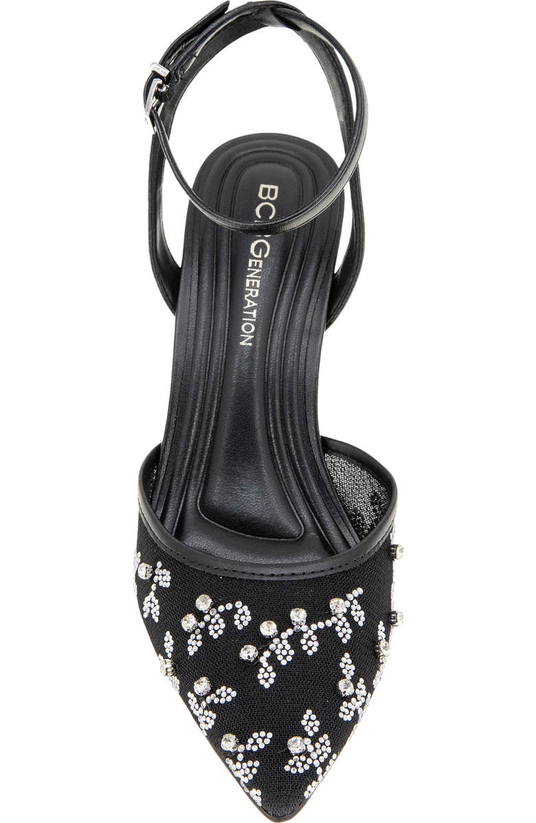 BCBGeneration Barlo Ankle Strap Pointed Toe Pump, Alternate, color,