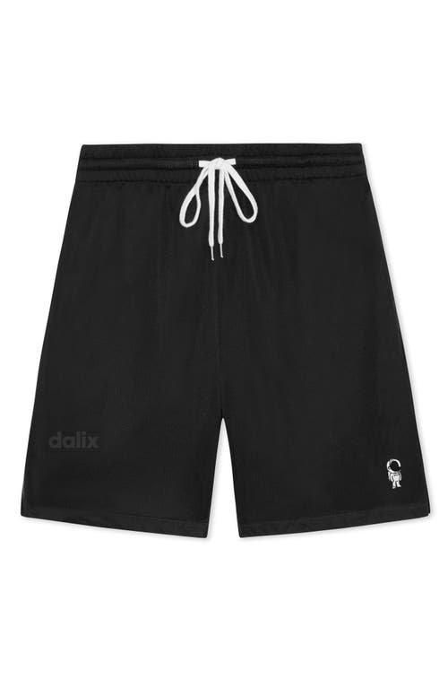 Dalix Mens Astronaut Midweight Court Short In Black
