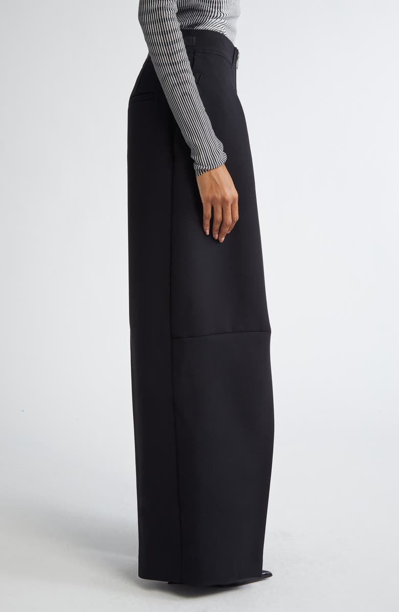Jean Paul Gaultier Heavy Bonded Crepe Pants, Alternate, color, 