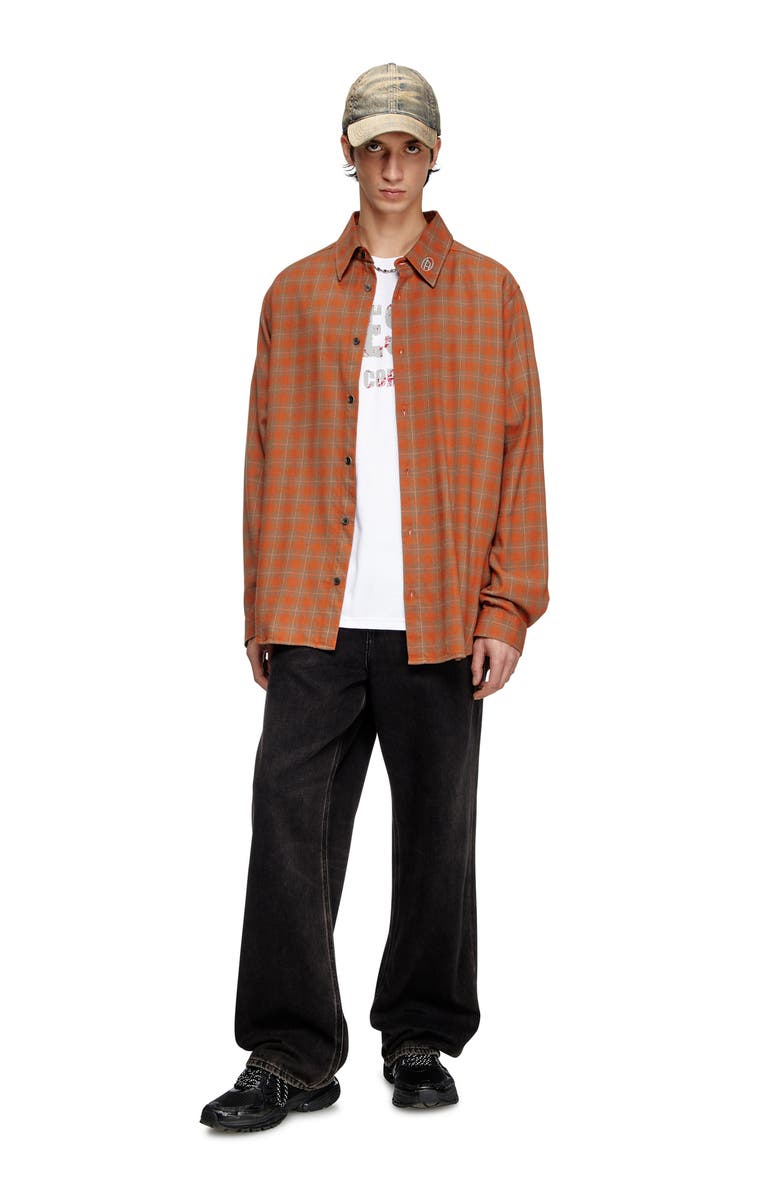 DIESEL<sup>®</sup> Logo Graphic Cotton T-Shirt, Alternate, color, 