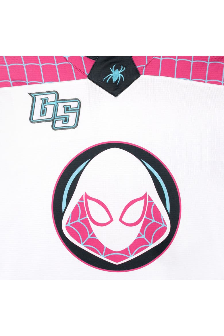 Spider-Verse Hockey Jersey, Alternate, color, Pink Ghost Spider