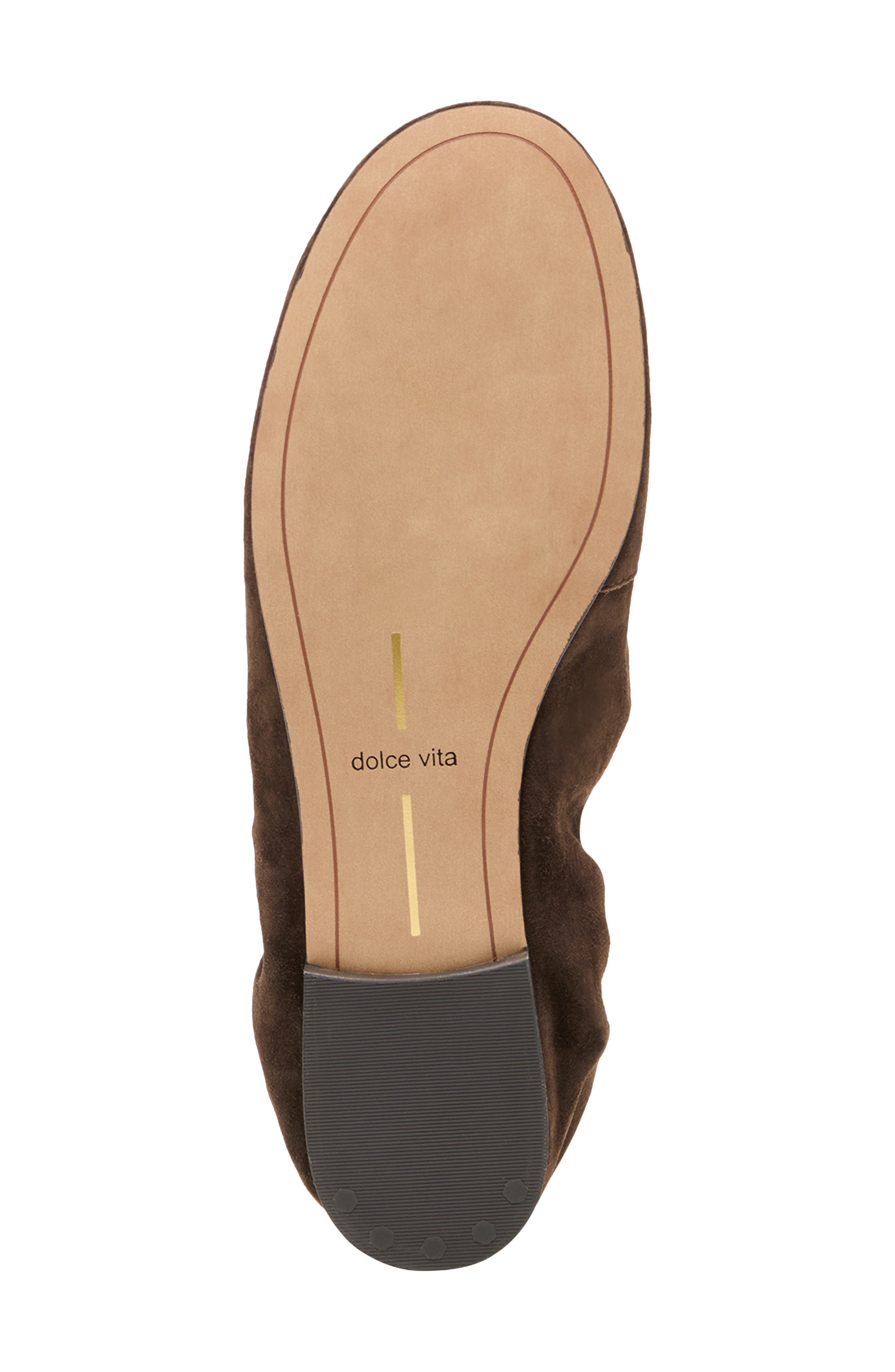 Cornel Mary Jane Flat, Alternate, color, DARK BROWN SUEDE