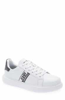 KARL LAGERFELD PARIS Leather Low Top Sneaker