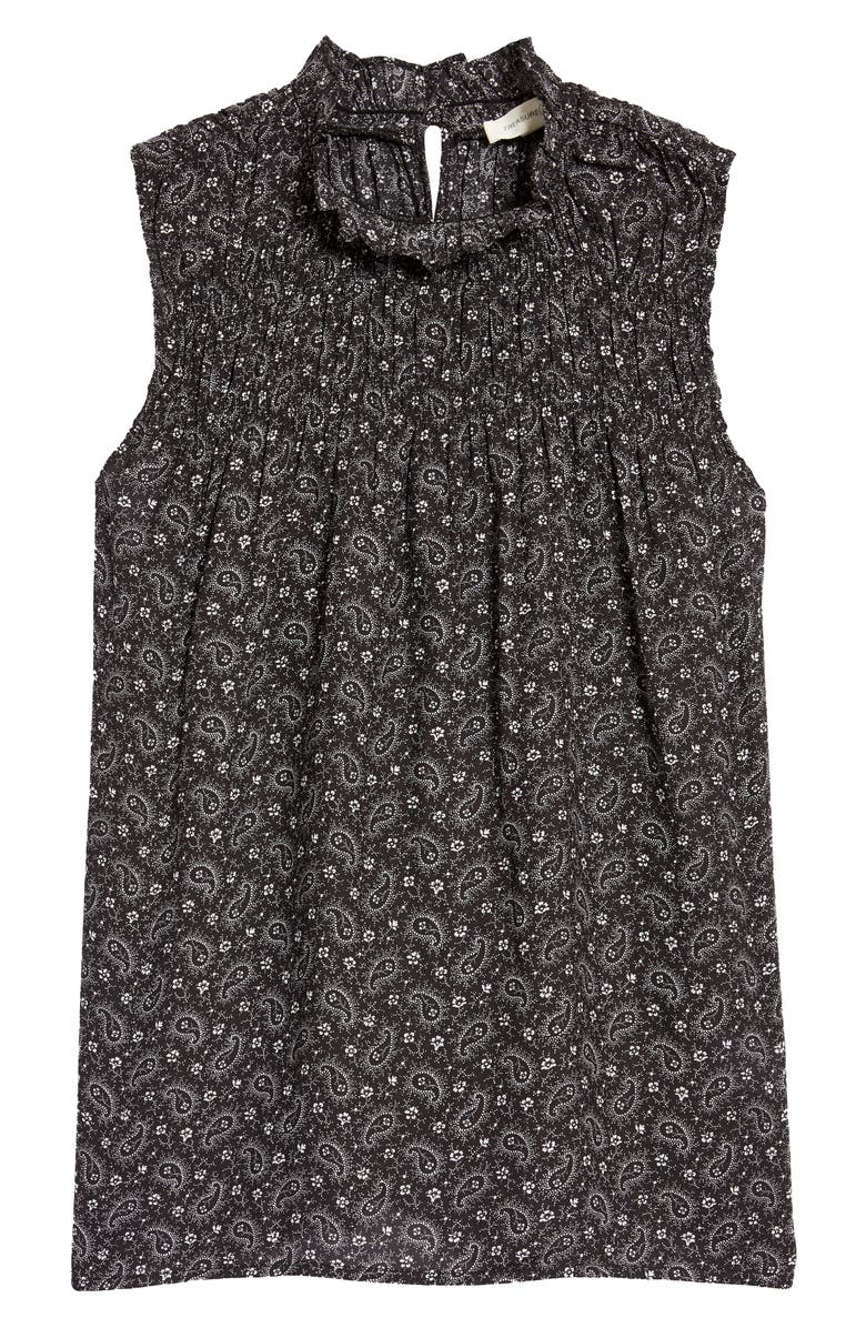Treasure & Bond Shirred Sleeveless Top, Main, color,