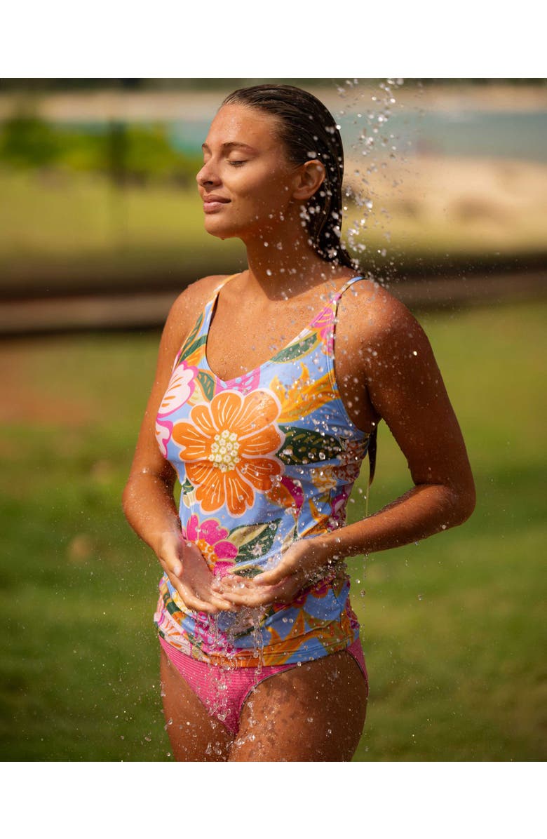 Nani V-Neck Tankini, Alternate, color, Mona