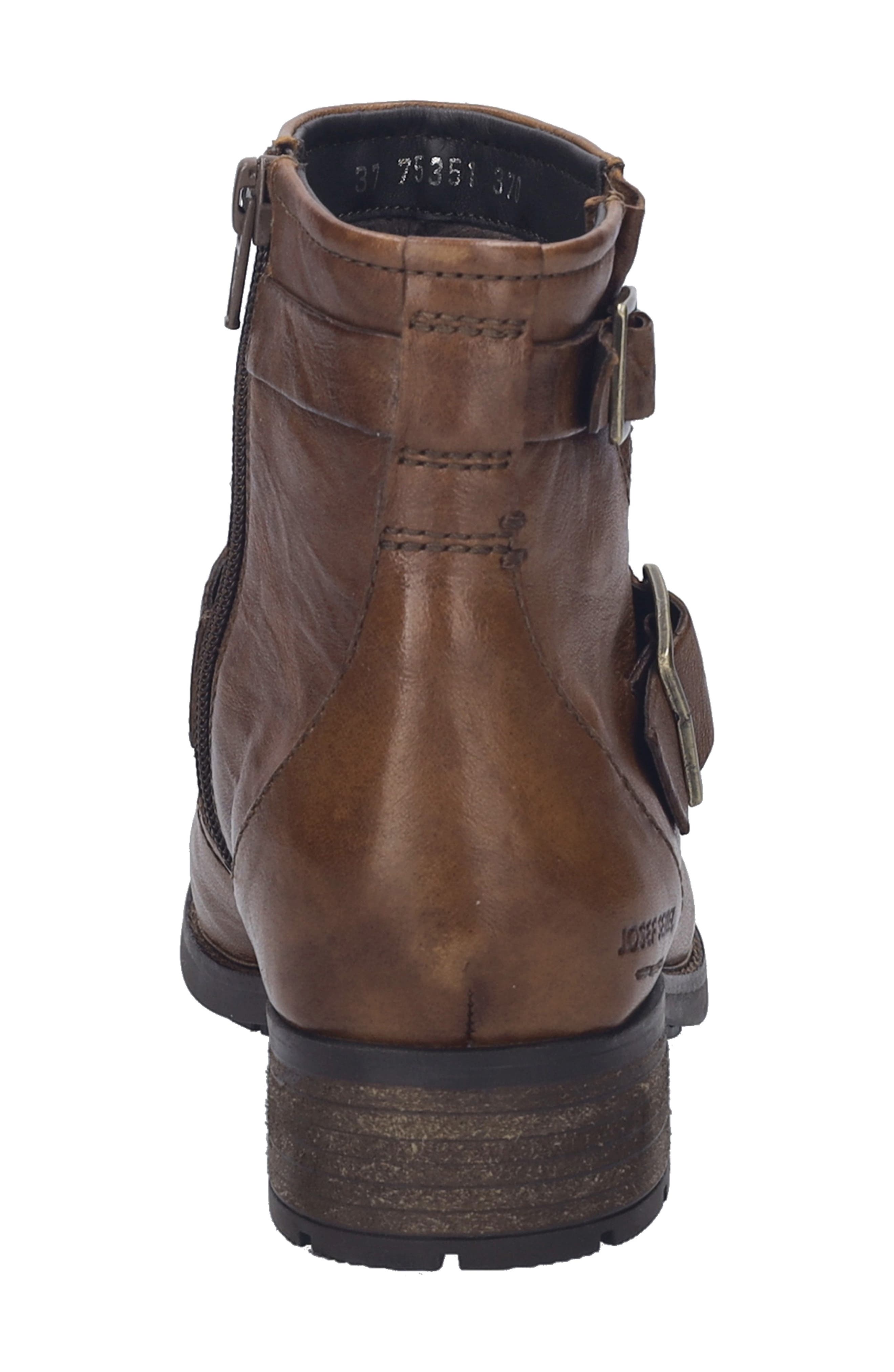 Kate 51 Moto Bootie, Alternate, color, COGNAC