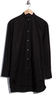 BOSS Boltera Longline Cotton Shirt