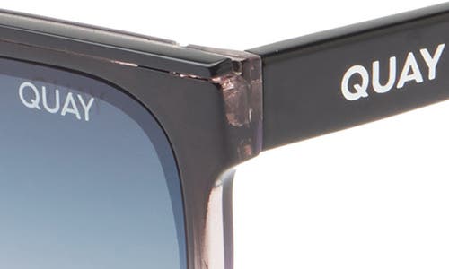 Quay Level Up 60mm Square Sunglasses In Black
