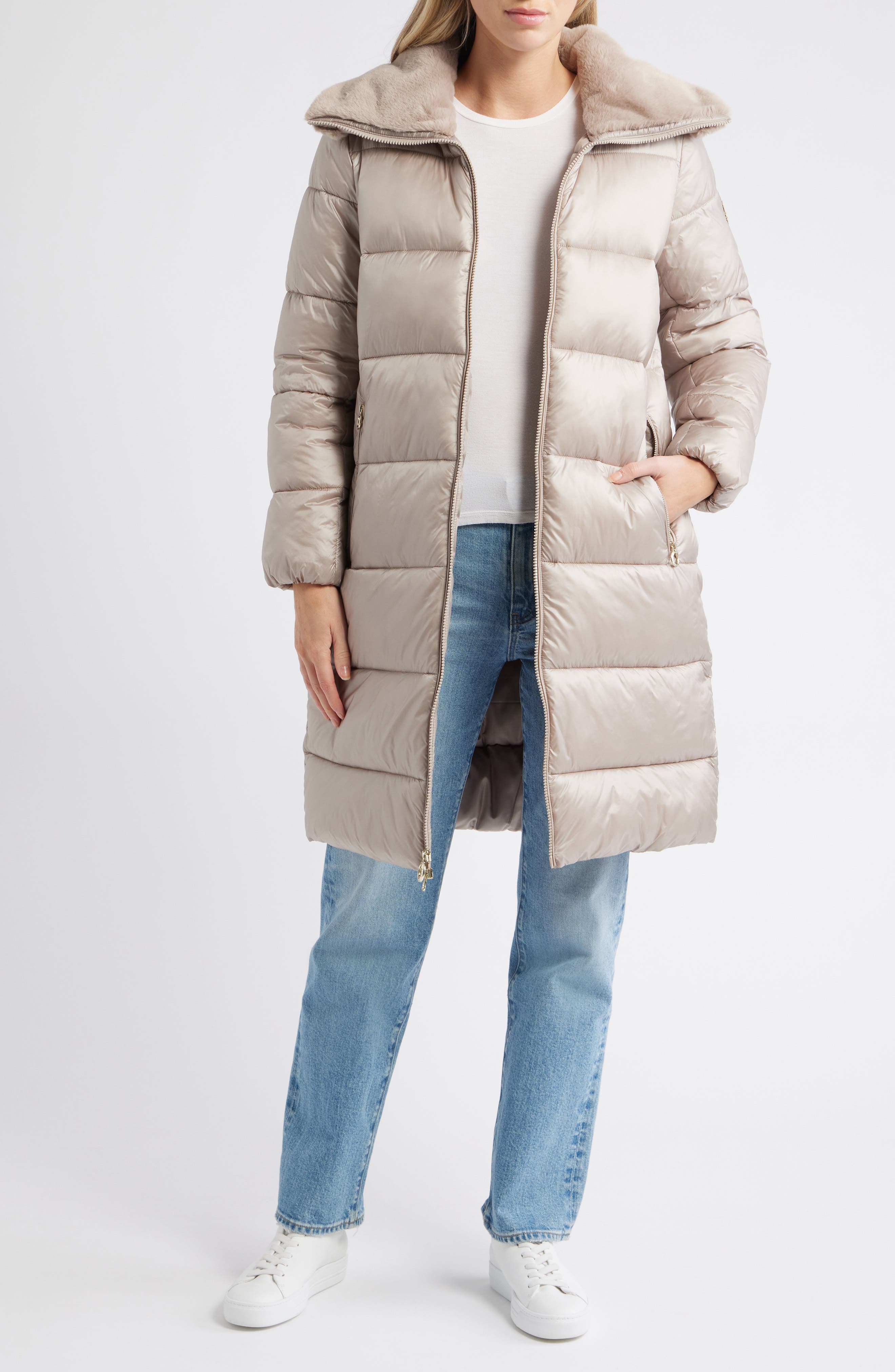Missy Nylon Puffer Coat - image 3