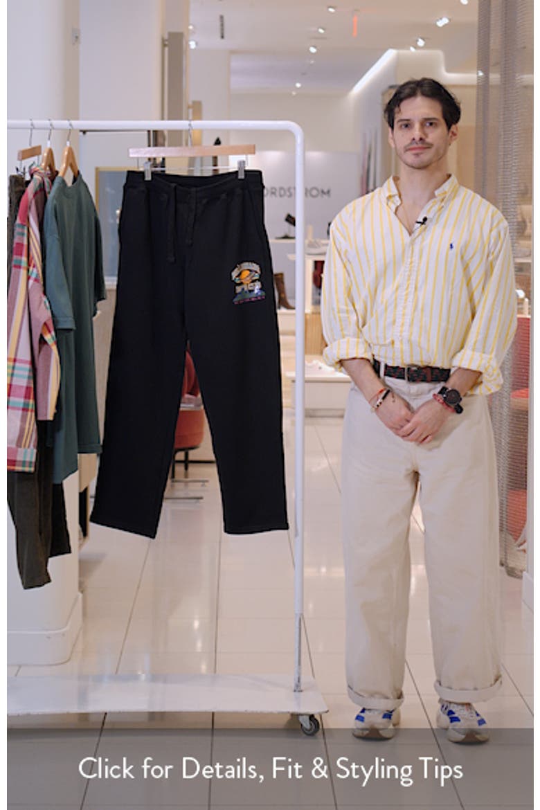Planet Graphic Sweatpants video